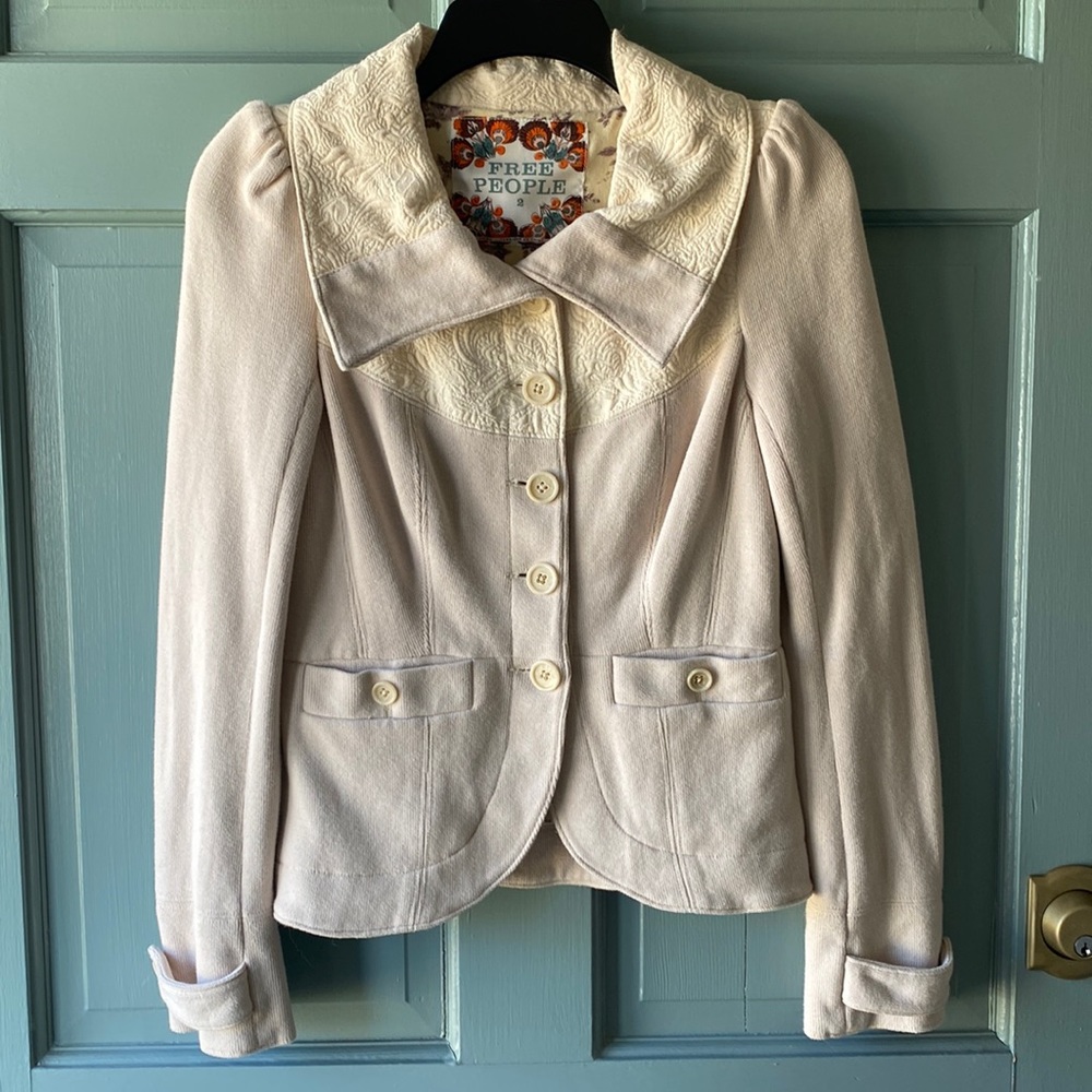 Free People knit jacket